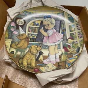 VINTAGE CAROL  LAWSON TEACHERS PET COLLECTORS PLATE